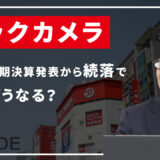 ビックカメラ＜3048＞経常利益57％増の決算発表から続落で今後の株価どうなる？